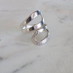 NEW Spiral 950 Silver Peruvian Ring- Size 7 1/2